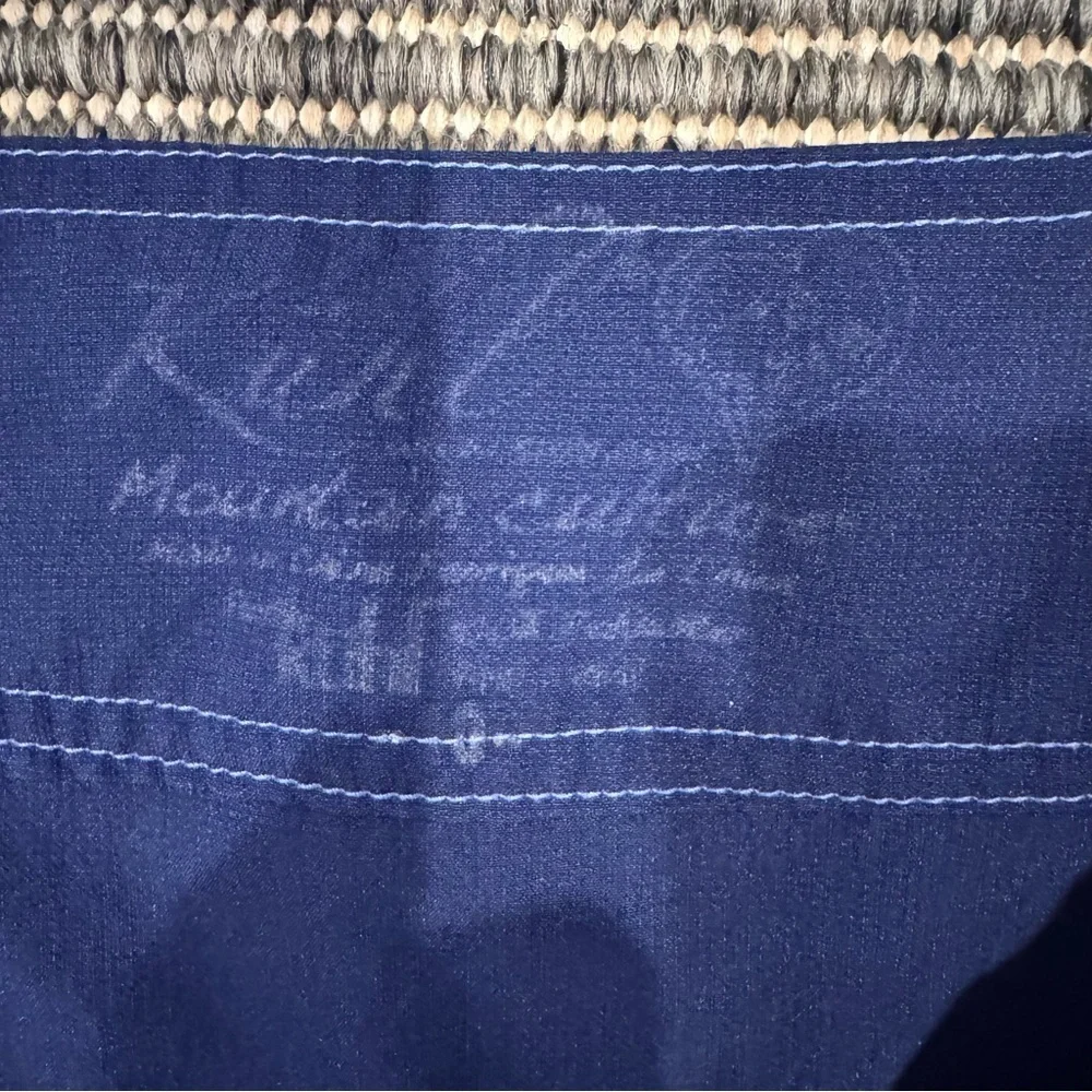 Kuhl Navy Wrap Skirt with Contrast Topstitching